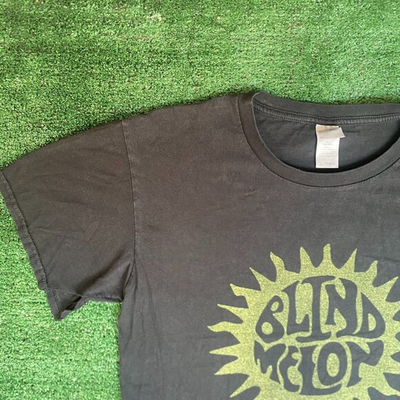 Gildan Black Short Sleeve Tee with Bold Yellow Design - Picture 2 of 5